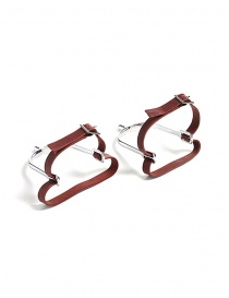 Red Foal steel spurs with leather laces online