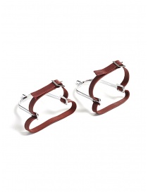 Red Foal steel spurs with leather laces on discount sales online