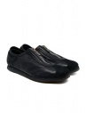 Guidi RN01PZ scarpa bassa nera con cerniera acquista online RN01PZ KANGAROO FULL GRAIN BLKT