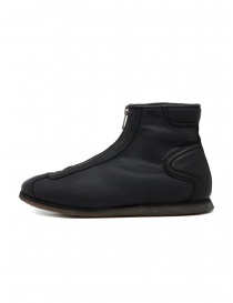 Guidi sneaker alte nere in pelle di canguro