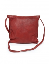 Guidi PKT03M red kangaroo leather bag