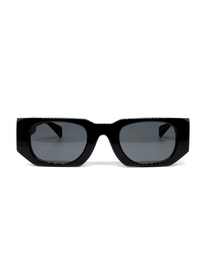 Kuboraum U8 occhiali da sole in acetato nero U8 49-25 BS 2GRAY occhiali online shopping