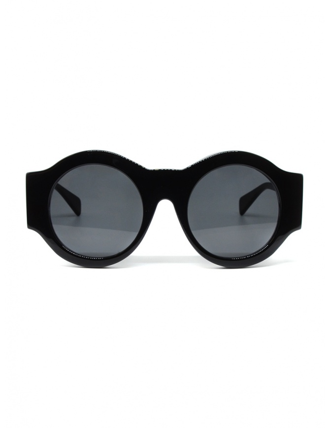 Kuboraum A5 BS occhiali tondi neri A5 50-21 BS 2GRAY occhiali online shopping