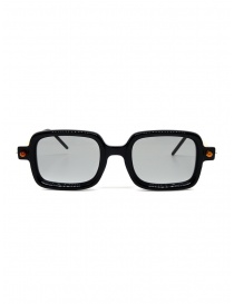 Kuboraum P2 BS black and cream rectangular sunglasses P2 50-22 BS