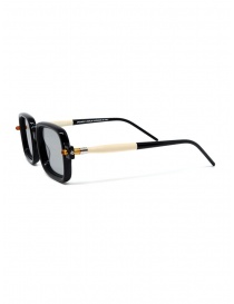 Kuboraum P2 BS black and cream rectangular sunglasses buy online