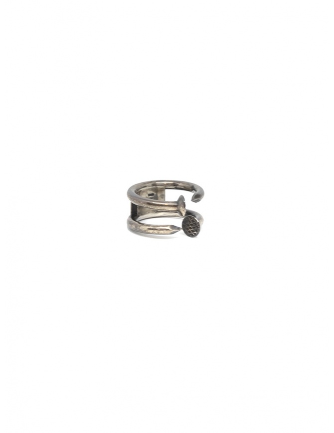 Guidi anello a doppio chiodo in argento G-AN11 SILVER 925 preziosi online shopping