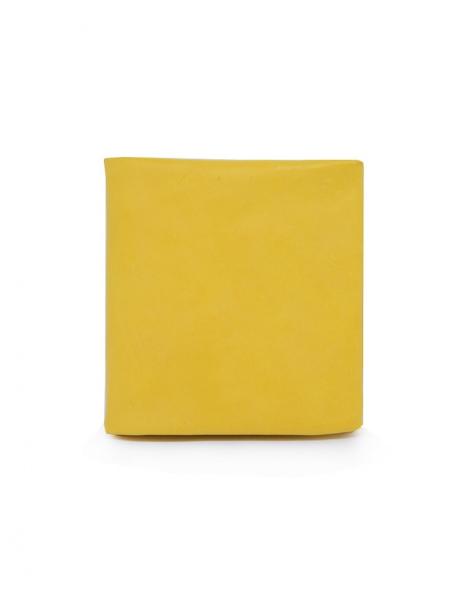 Guidi B7 CO07T wallet in yellow leather B7 KANGAROO FG CO07T