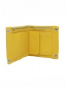 Guidi B7 CO07T wallet in yellow leather shop online wallets