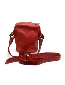 Guidi BR02 small backpack in red leather price