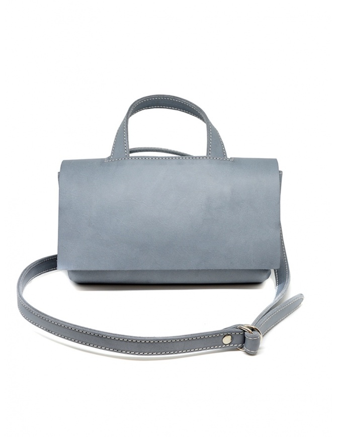 Guidi GD06 handbag in gray calf leather back GD06 GROPPONE FULL GRAIN CO49T