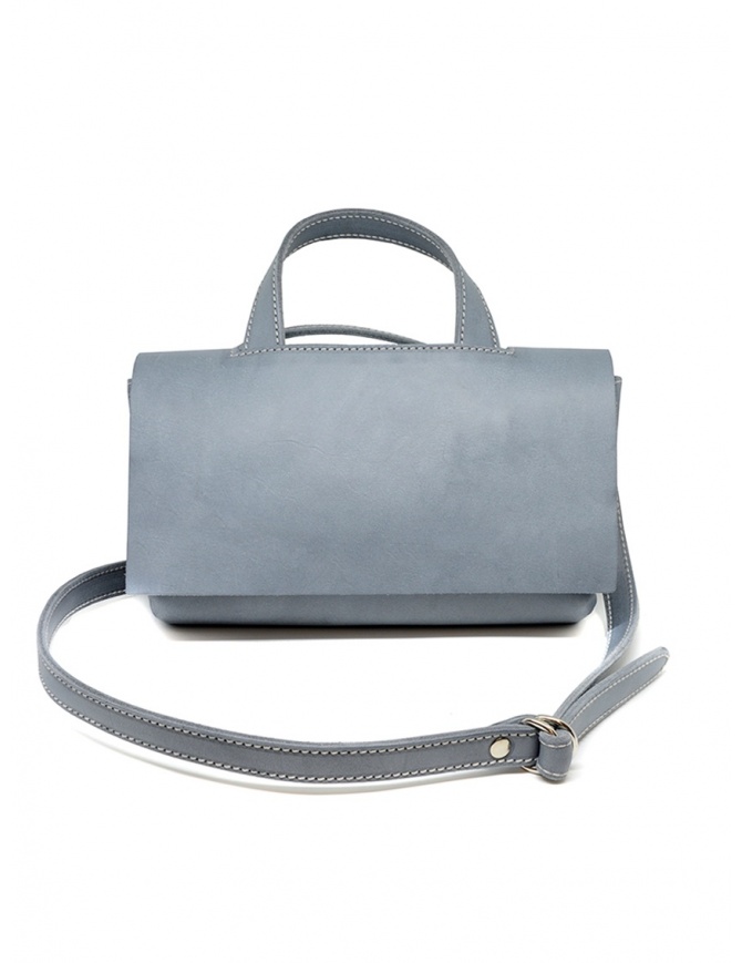 Guidi GD06 handbag in gray calf leather back GD06 GROPPONE FULL GRAIN CO49T bags online shopping