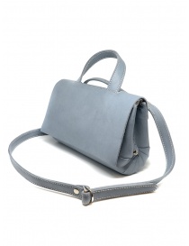 Guidi GD06 handbag in gray calf leather back