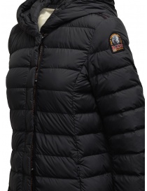 Parajumpers Omega long matte black down jacket womens coats buy online