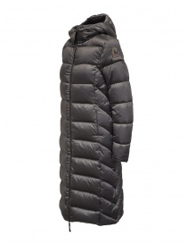 Parajumpers Leah long grey down jacket with hood womens coats buy online