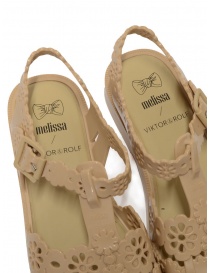Melissa + Viktor & Rolf Possession sandals Lace Irish beige womens shoes price