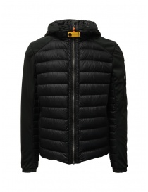 Giubbini uomo online: Parajumpers Kinari nero maniche in tessuto