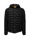 Parajumpers Kinari black jacket with fabric sleeves buy online PMJCKKU02 KINARI BLACK 541