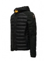 Parajumpers Kinari black jacket with fabric sleeves shop online mens jackets