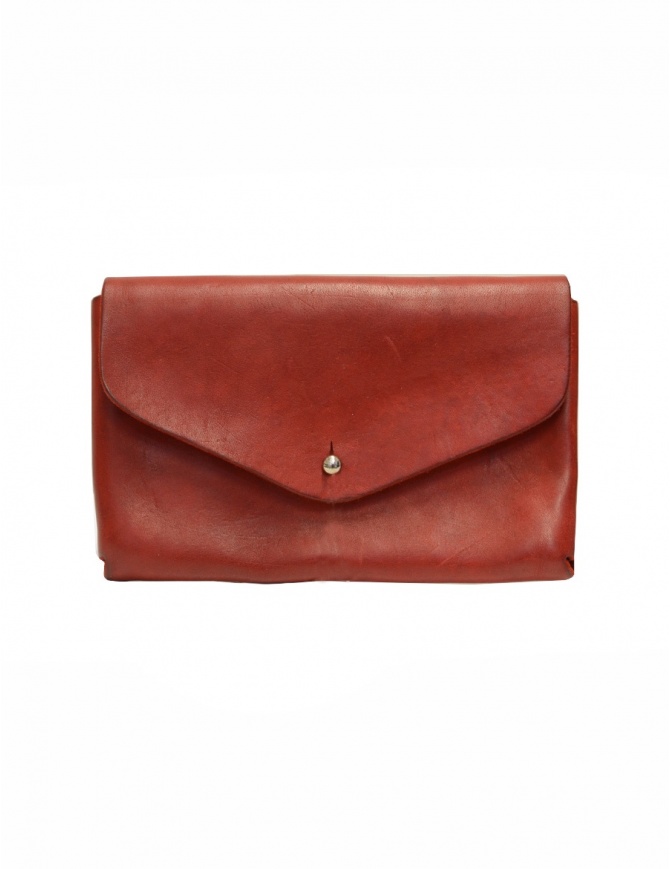 Guidi portafoglio a bustina in pelle di cavallo rossa EN02 HORSE FG WALLET 1006T portafogli online shopping