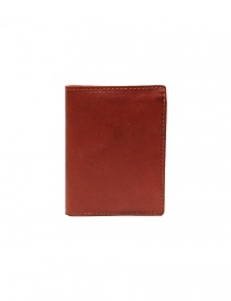 Guidi PT3 wallet in red kangaroo leather PT3 KANGAROO FULL GRAIN 1006T