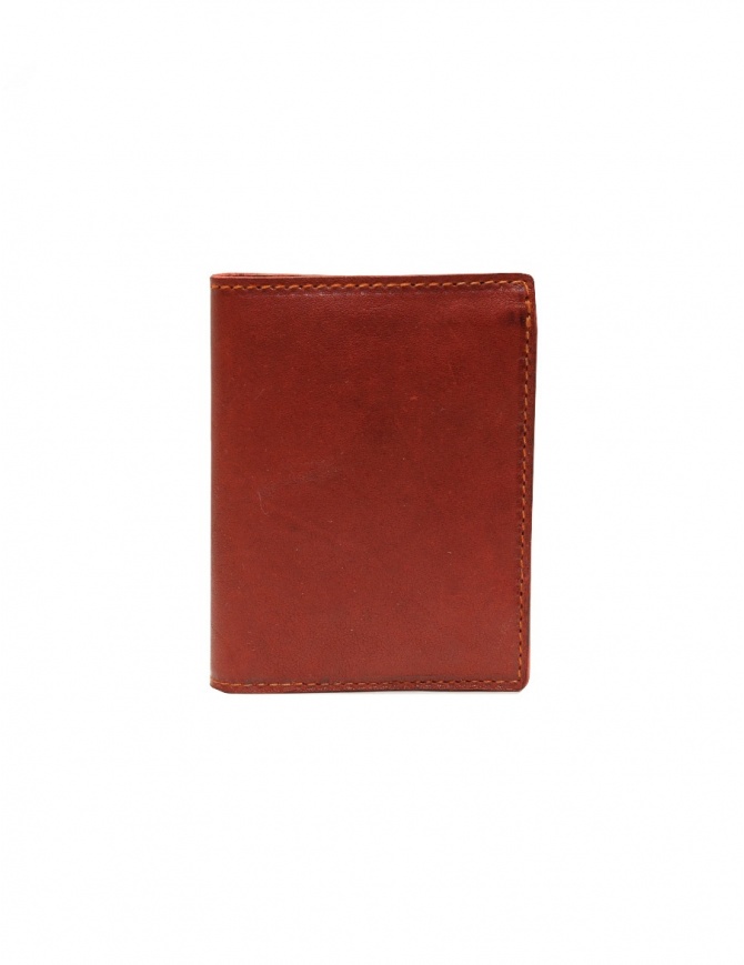 Guidi PT3 wallet in red kangaroo leather PT3 KANGAROO FULL GRAIN 1006T wallets online shopping