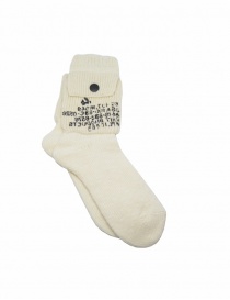 Kapital white socks with side pocket EK-1209 WHITE order online