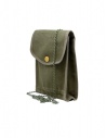 Kapital borsello khaki con bottone a smileshop online borse