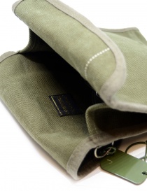 Kapital borsello khaki con bottone a smile borse prezzo