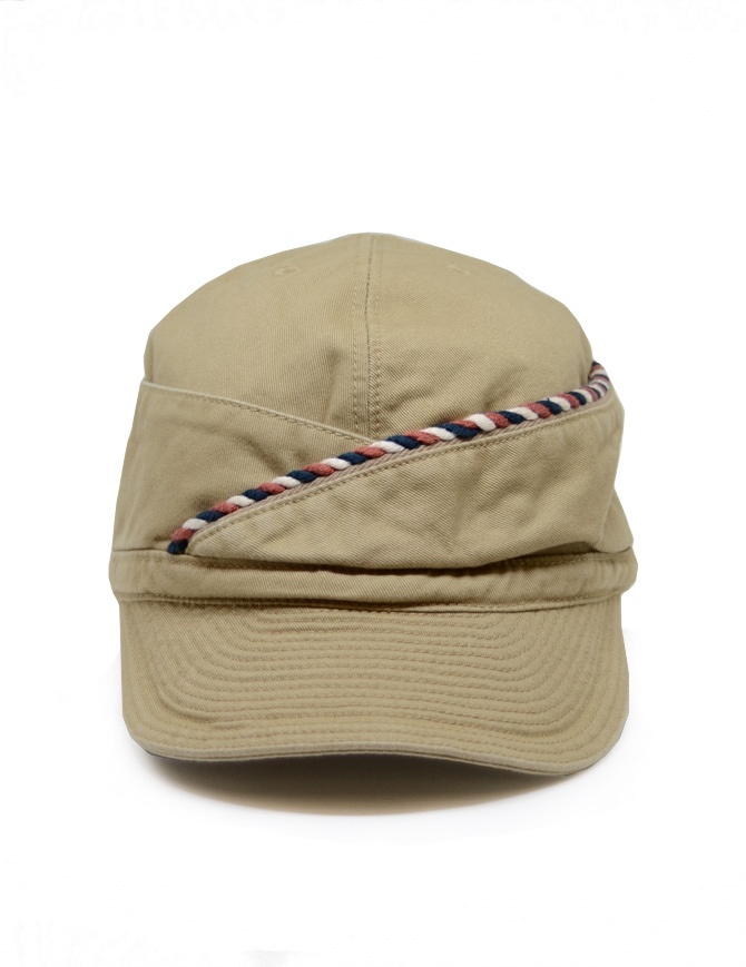 Kapital beige cap with string K2004XH528 BE hats and caps online shopping