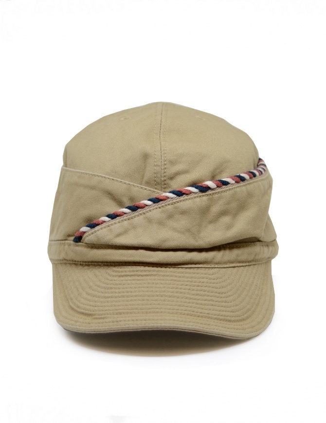 Kapital berretto beige con cordino K2004XH528 BE cappelli online shopping