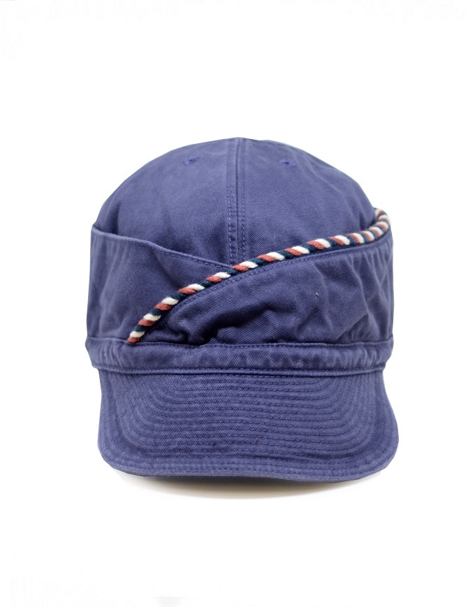 Kapital navy blue cap with string K2004XH528 NV