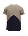 Kapital t-shirt kaki con Monte Fuji blu e scalatoreshop online t shirt uomo