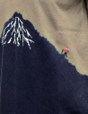 Kapital t-shirt kaki con Monte Fuji blu e scalatore EK-942 SUM prezzo