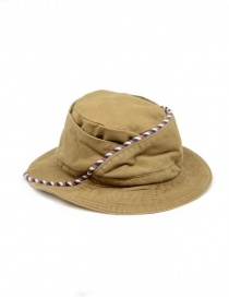 Kapital cappello da pescatore beige con cordino K2004XH527 CAM