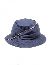 Kapital cappello da pescatore blu con cordino K2004XH527 NV