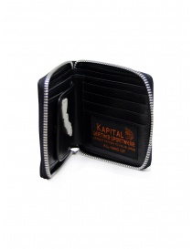 Kapital black leather wallet with hand skeleton price