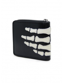 Kapital black leather wallet with hand skeleton wallets price