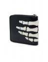 Kapital black leather wallet with hand skeleton price K2005XG551 BLK shop online