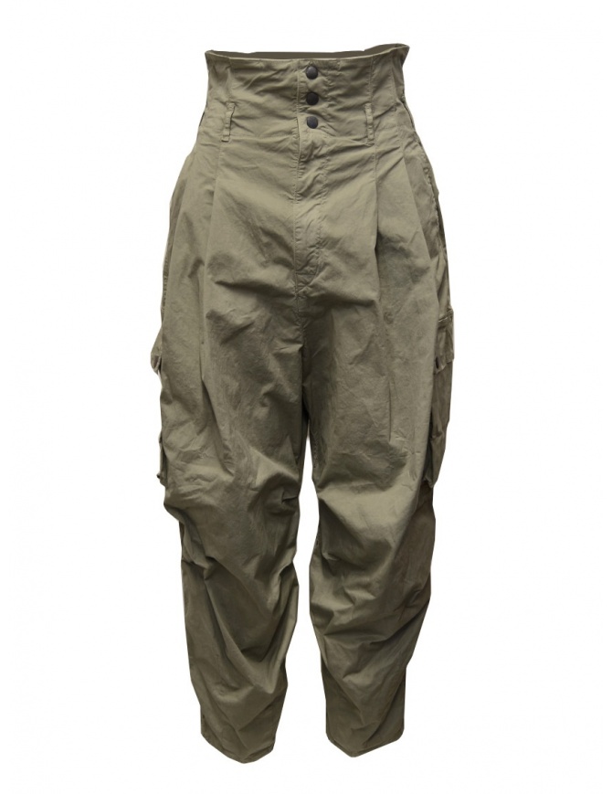 Kapital khaki high-waisted multi-pocket pants K2006LP209 KHA womens trousers online shopping