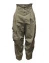 Kapital khaki high-waisted multi-pocket pants buy online K2006LP209 KHA
