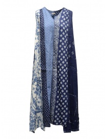 Kapital long sleeveless indigo mixed fantasy dress online