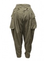 Kapital pantalone largo con tasche laterali khaki K2005LP197 KHA prezzo