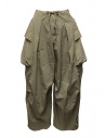 Kapital pantalone largo con tasche laterali khaki K2005LP197 KHA acquista online