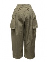 Kapital pantalone largo con tasche laterali khaki prezzo K2005LP197 KHAshop online