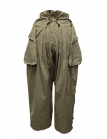 Kapital khaki wide pants with side pockets buy online price