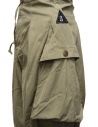 Kapital khaki wide pants with side pockets price K2005LP197 KHA shop online