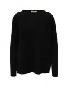 Ma'ry'ya pullover nero con tasca acquista online YDK019 9BLACK