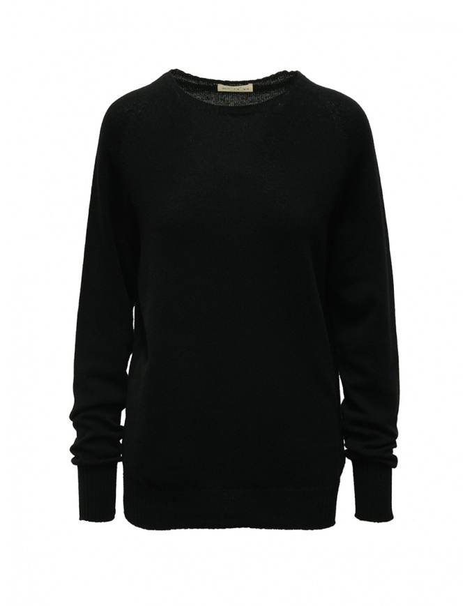 Ma'ry'ya maglione nero in cashmere YDK004 9BLACK maglieria donna online shopping