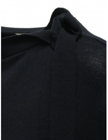 Ma'ry'ya maglia blu navy con nastri sul collo acquista online