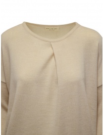 Ma'ry'ya light beige sweater with front crease buy online